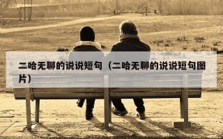二哈无聊的说说短句（二哈无聊的说说短句图片）
