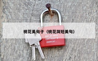 桃花美句子（桃花简短美句）