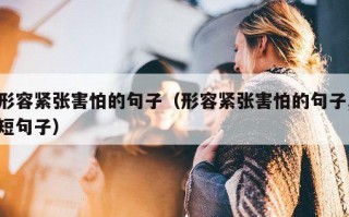 形容紧张害怕的句子（形容紧张害怕的句子,短句子）