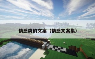 情感类的文案（情感文案集）