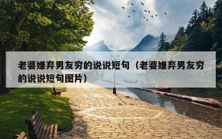 老婆嫌弃男友穷的说说短句（老婆嫌弃男友穷的说说短句图片）