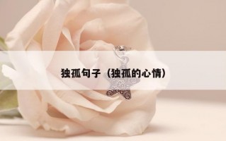 独孤句子（独孤的心情）