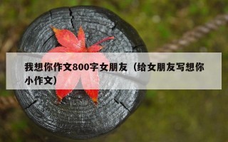 我想你作文800字女朋友（给女朋友写想你小作文）