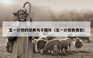 五一计划的经典句子图片（五一计划表情包）