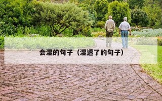 会湿的句子（湿透了的句子）