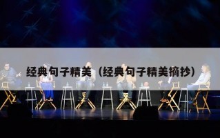 经典句子精美（经典句子精美摘抄）