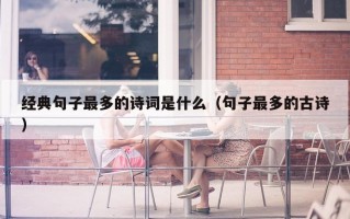 经典句子最多的诗词是什么（句子最多的古诗）
