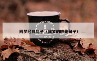 圆梦经典句子（圆梦的唯美句子）