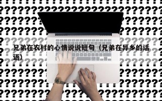 兄弟在农村的心情说说短句（兄弟在异乡的话语）