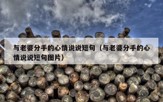 与老婆分手的心情说说短句（与老婆分手的心情说说短句图片）