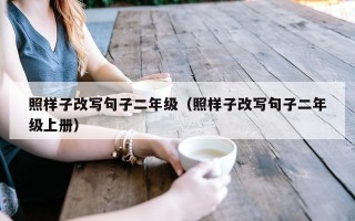 照样子改写句子二年级（照样子改写句子二年级上册）