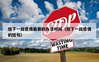 放下一段感情最狠的办法时间（放下一段感情的短句）