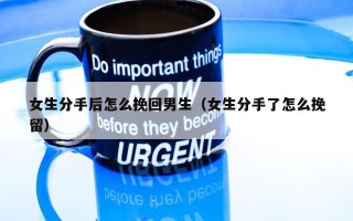 女生分手后怎么挽回男生（女生分手了怎么挽留）
