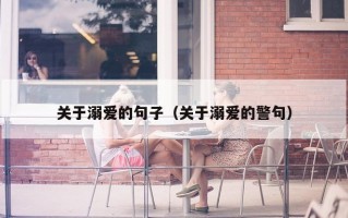 关于溺爱的句子（关于溺爱的警句）