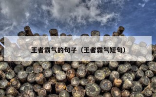 王者霸气的句子（王者霸气短句）