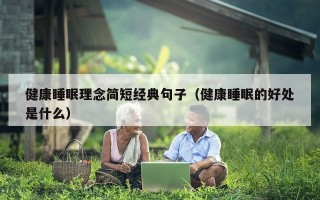 健康睡眠理念简短经典句子（健康睡眠的好处是什么）