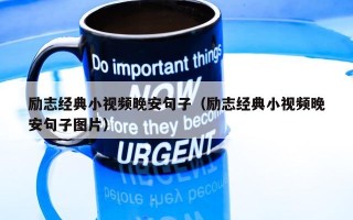 励志经典小视频晚安句子（励志经典小视频晚安句子图片）