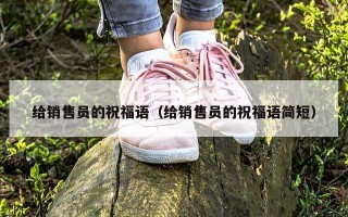 给销售员的祝福语（给销售员的祝福语简短）