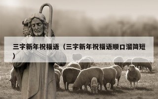 三字新年祝福语（三字新年祝福语顺口溜简短）