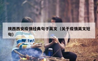 陕西西安疫情经典句子英文（关于疫情英文短句）