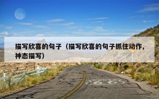 描写欣喜的句子（描写欣喜的句子抓住动作,神态描写）