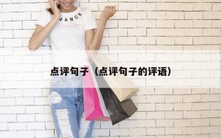 点评句子（点评句子的评语）