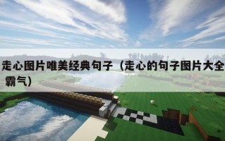 走心图片唯美经典句子（走心的句子图片大全 霸气）