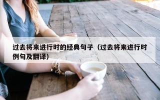 过去将来进行时的经典句子（过去将来进行时例句及翻译）