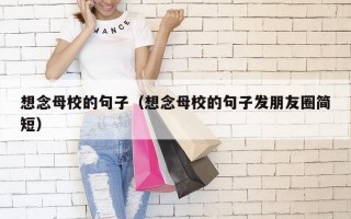 想念母校的句子（想念母校的句子发朋友圈简短）