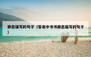 静态描写的句子（答谢中书书静态描写的句子）