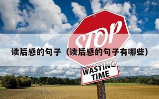 读后感的句子（读后感的句子有哪些）