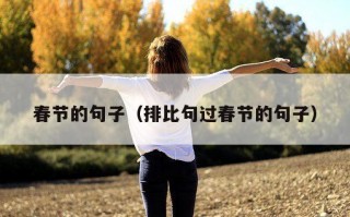 春节的句子（排比句过春节的句子）