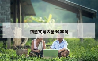 情感文案大全3000句