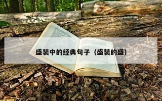 盛装中的经典句子（盛装的盛）