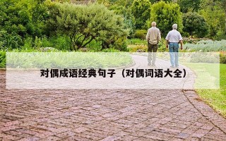 对偶成语经典句子（对偶词语大全）