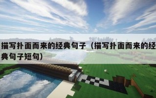 描写扑面而来的经典句子（描写扑面而来的经典句子短句）