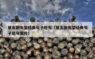 朋友圈失望经典句子短句（朋友圈失望经典句子短句图片）