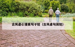 古风虐心凄美句子短（古风虐句简短）